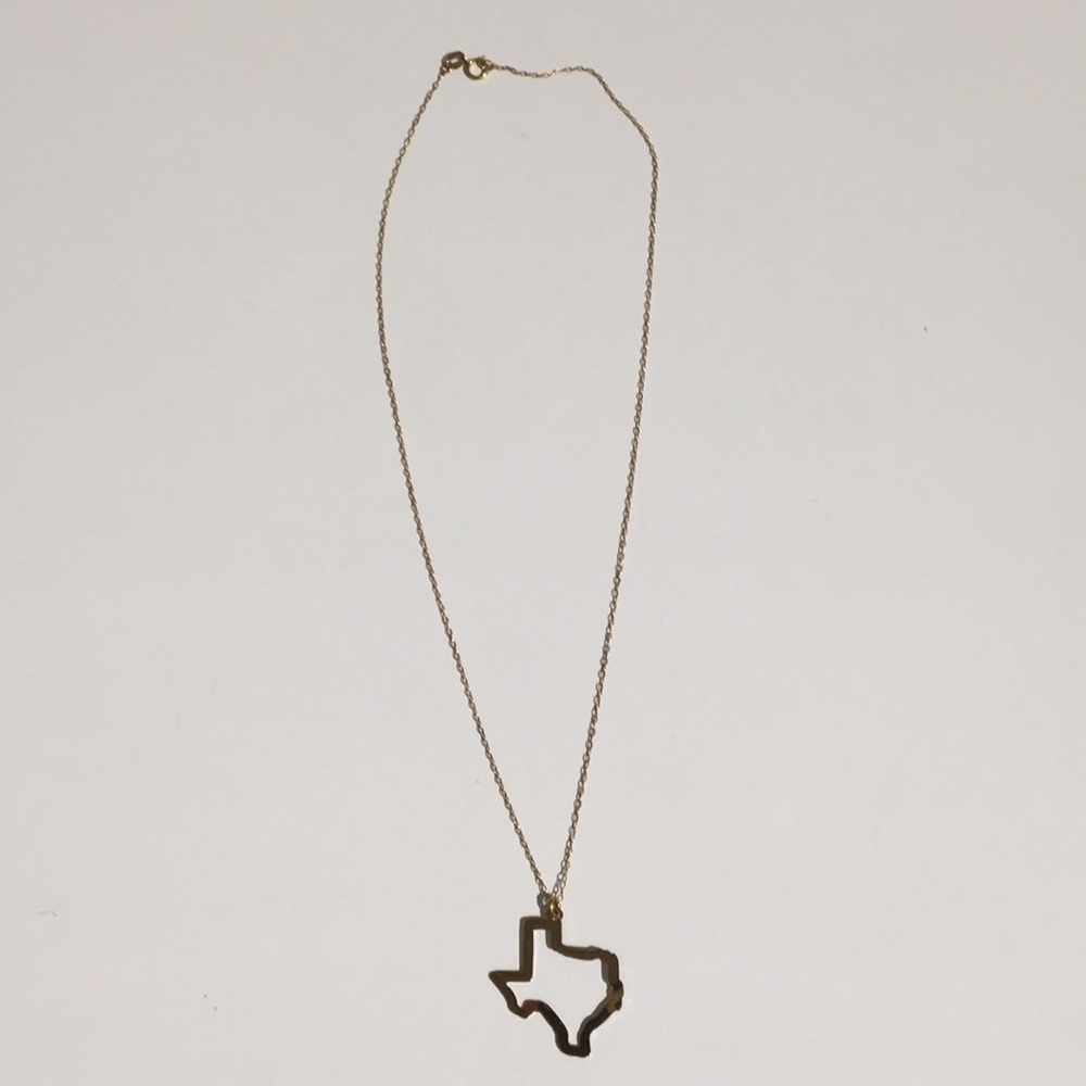 Gold Texas necklace